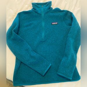 Patagonia Teal Fleece Pullover